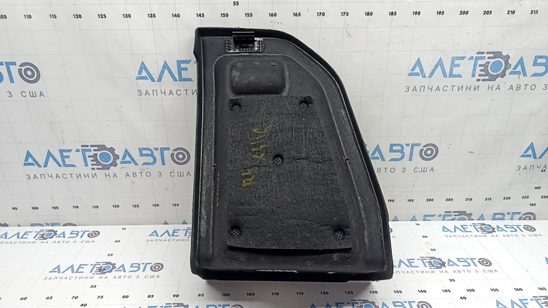 Left BMW X3 F25 11-17 central arch trim, black with mesh, mesh stretched, scratches on the handle