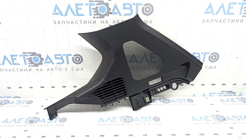 Right arch trim BMW X3 F25 11-17 upper black, under speaker