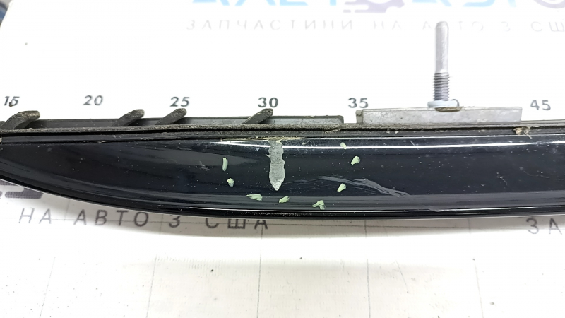 Right longitudinal roof rail BMW X3 F25 11-17 black, worn