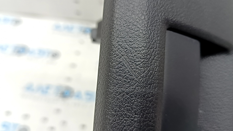 Box pocket under the driver's seat, complete, Audi A6 C7 12-18, black, scratches