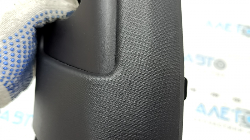 Upper center pillar trim, left, Honda Accord 23-26, black, scratches