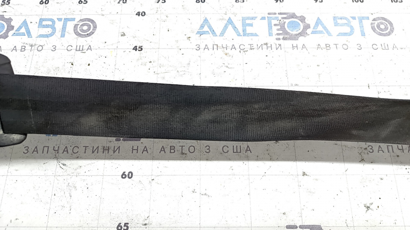 Seat belt 2 row left with squib for Audi Q8 19-26 black, rusty squib, sooty