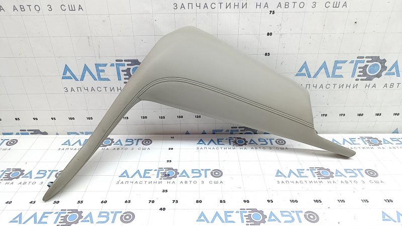 Right dashboard trim for Honda Insight 19-22, grey leather, dry-cleanable, scratches