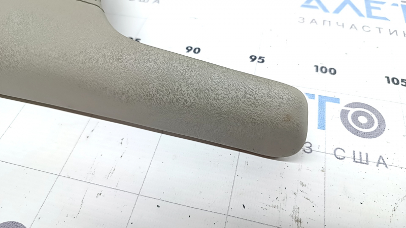 Right dashboard trim for Honda Insight 19-22, grey leather, dry-cleanable, scratches