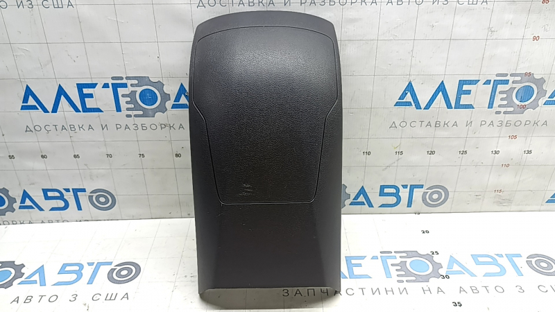 Rear center console trim Hyundai Sonata 11-14 black, type 2, scratches