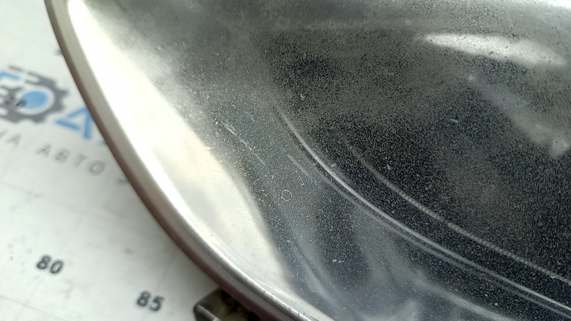 Front left headlight Hyundai Sonata 11-15 hybrid halogen, scratches, faded