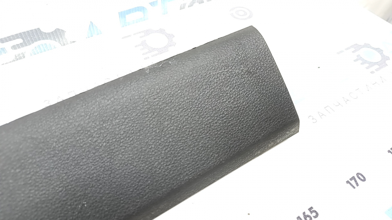 Inner right door sill trim for Audi Q8 19-26, black, scratches, sooty