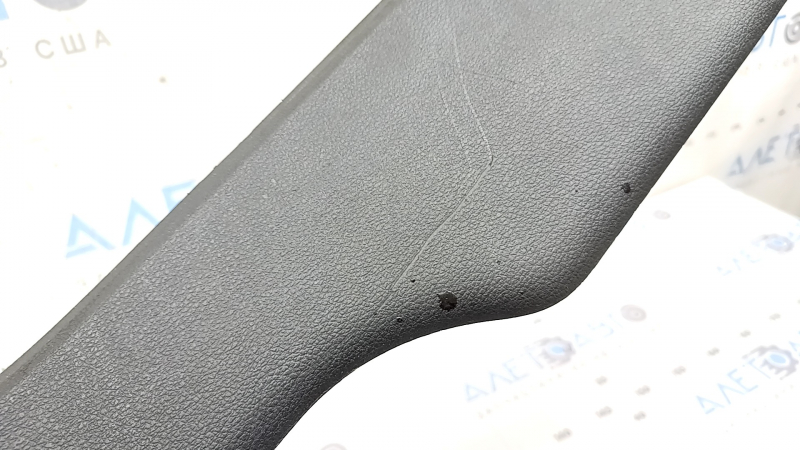 Inner right door sill trim for Audi Q8 19-26, black, scratches, sooty