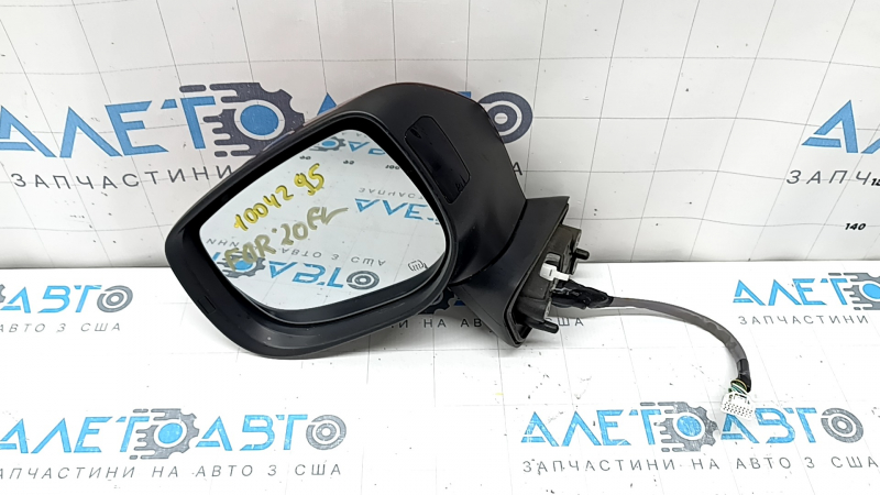 Left side mirror Subaru Forester 19-24 SK 13 pins, BSM, heated, turn signal, red, worn