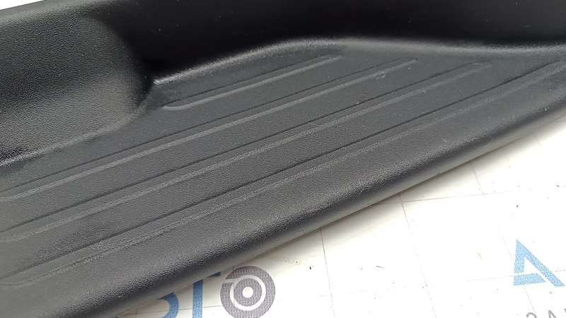 Rear left inner threshold trim Toyota Prius V 15-17 black, scratches