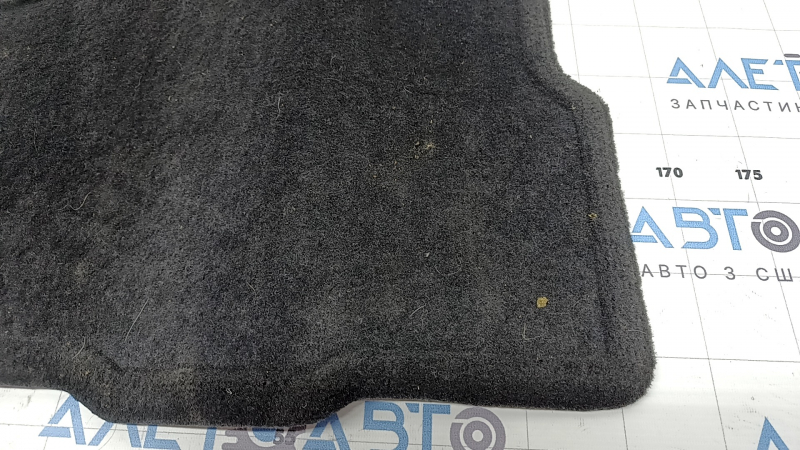 Fabric rear floor mat for Toyota Prius V 12-17, black, for cleaning
