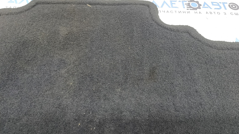 Fabric rear floor mat for Toyota Prius V 12-17, black, for cleaning