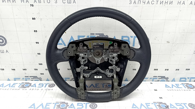 Naked steering wheel Toyota Prius V 12-17 black leather, scratches