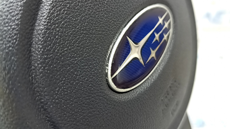 Airbag in the driver's steering wheel Subaru Forester 19-24 SK black, rusty squib, oxidized emblem