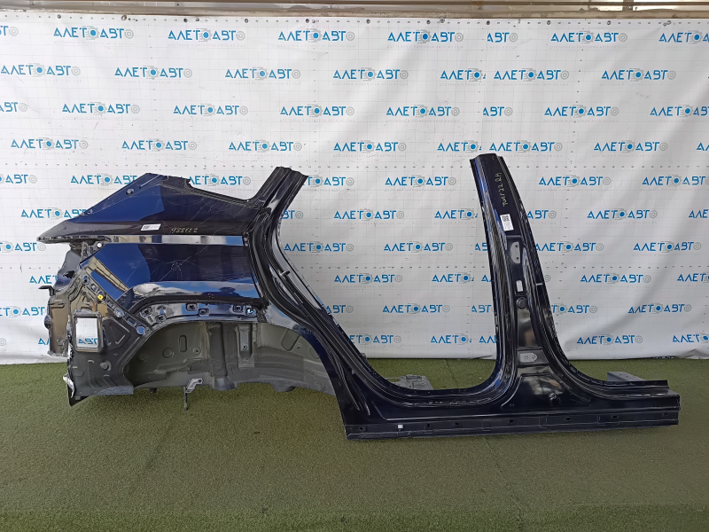 Quarter wing rear right Hyundai Tucson 22-26 Korea sawed off with the central pillar, blue, pokes