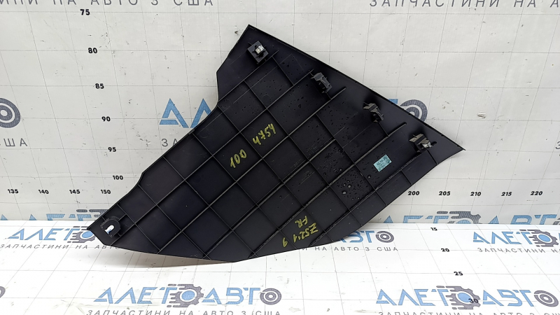 Center console trim, side right, Nissan Murano z52 15-24, front, black, scratches