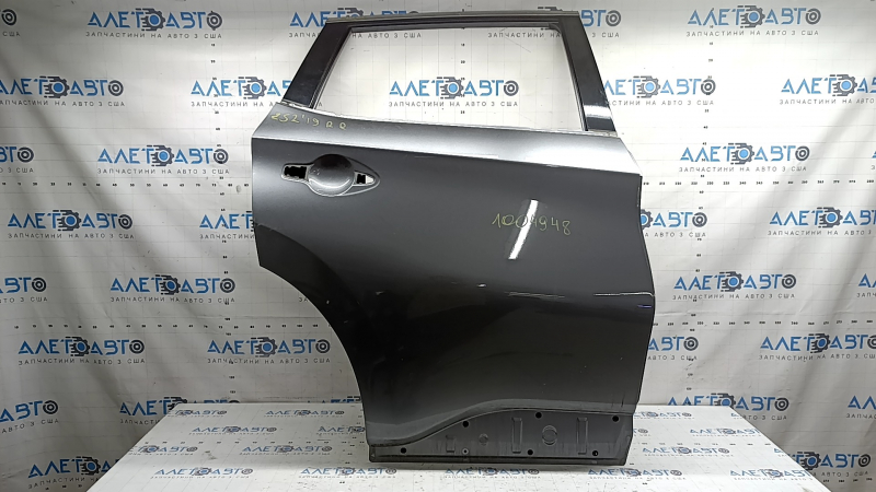Bare rear right door Nissan Murano z52 15-24 graphite KAD, with upper chrome molding
