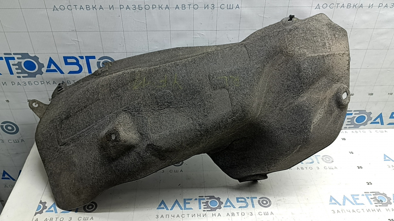 Rear left fender liner Hyundai Sonata 11-15 hybrid, tears, dented