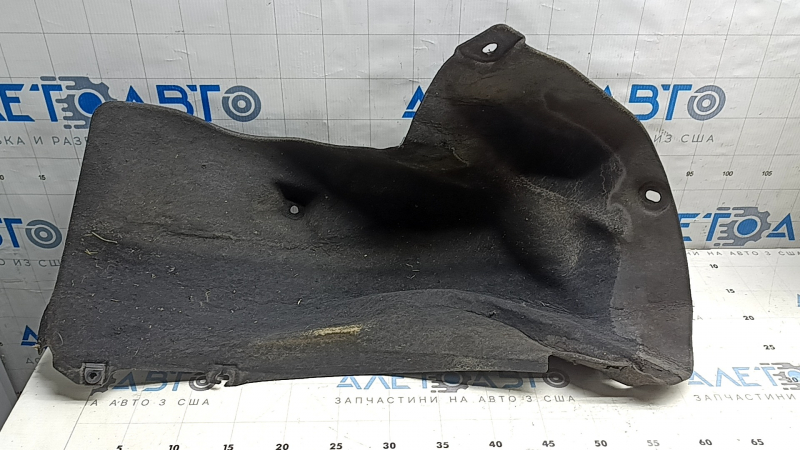 Rear left fender liner Hyundai Sonata 11-15 hybrid, tears, dented