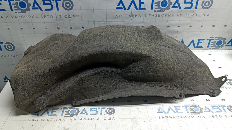 Rear left fender liner Hyundai Sonata 11-15 hybrid, tears, dented
