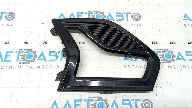 Front bumper grille right Ford Fusion mk5 19-20 for LED fog lights, gloss, sand