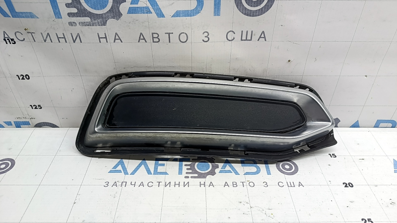 Left rear bumper lip trim for Audi A6 C8 19-23 with molding, chrome, S-line