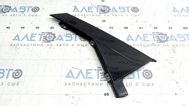 Rear left side door trim Audi A6 C8 19-25 rear, gloss black, scratches