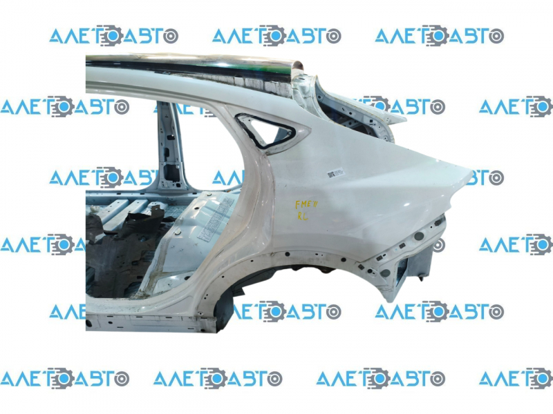 Quarter wing rear left Ford Mustang Mach-E 21-26 white A3, on the body