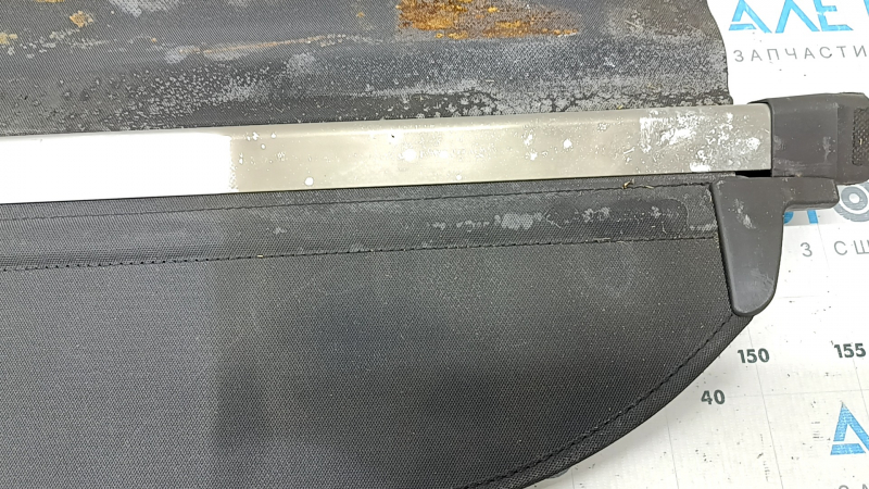 Subaru Forester 19-24 SK trunk curtain, black, sooty, needs dry cleaning, dented body