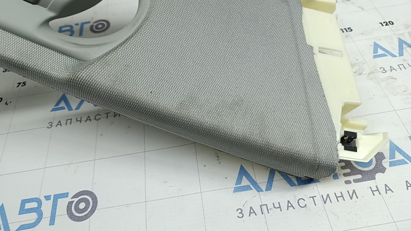 Upper right center pillar trim, Audi A6 C8 19-23, gray, for cleaning