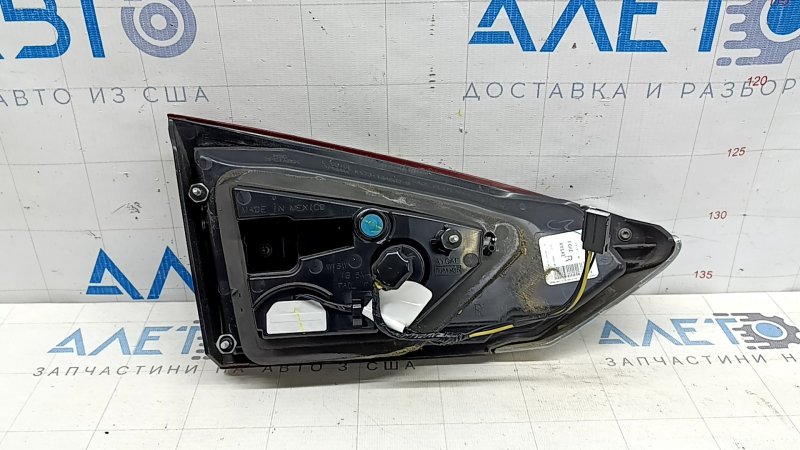 Inner taillight, right, Ford Fusion mk5 19-20, halogen+LED, with chrome level 3, scratched