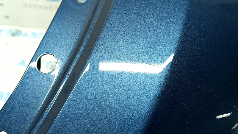 Front left wing Mazda CX-5 17-25 blue 45B, in film