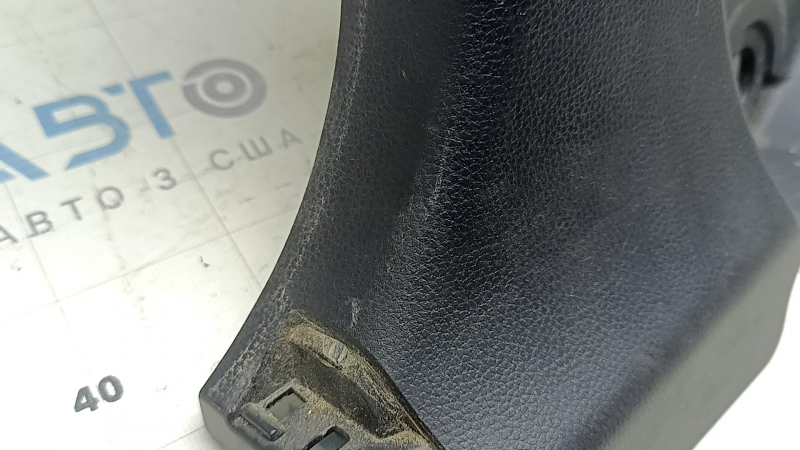 Lower left center pillar trim Toyota Rav4 19-25 black, scratches