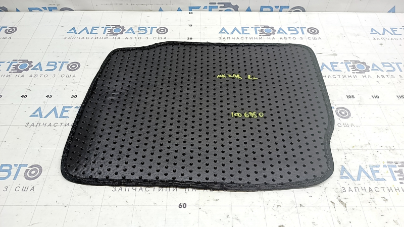 Fabric floor mat, rear left, Lincoln MKZ 17-20, black, dry cleanable