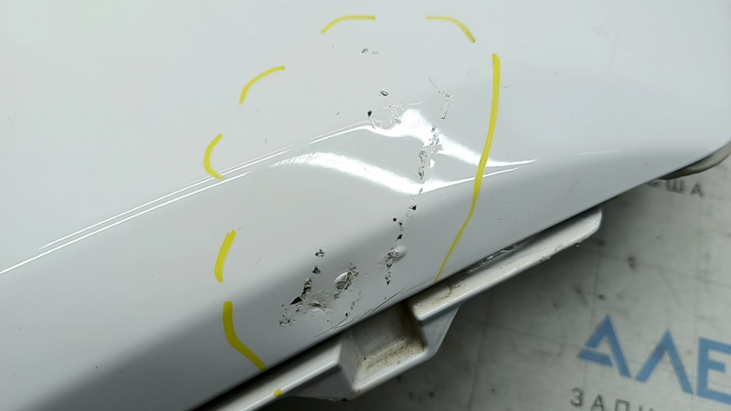 Rear bumper bare right Toyota Rav4 19-25 white 040, scratches