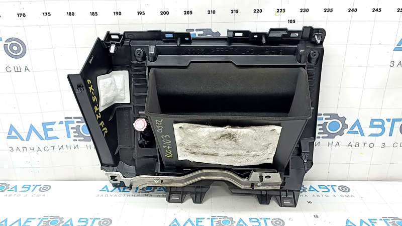 Glove box, glove compartment Mazda CX-5 17-25 black, with chrome handle, scratches