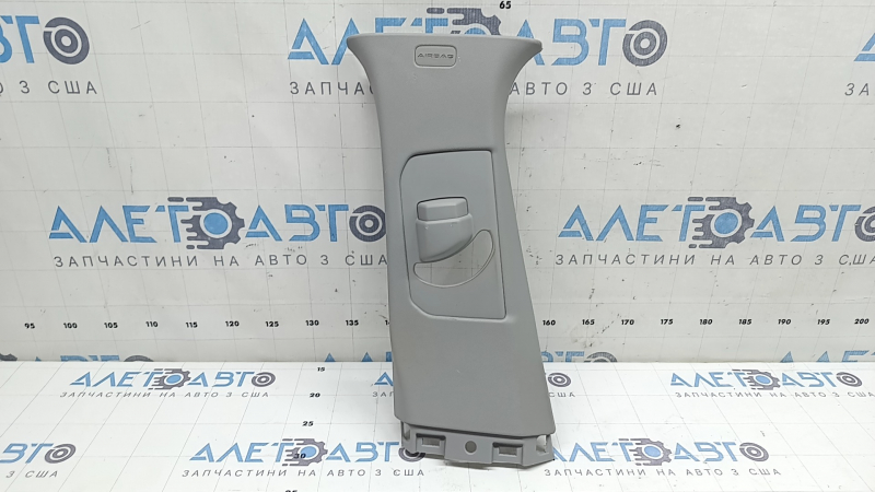 Center pillar trim, upper belt, left, Jeep Grand Cherokee WL 21-23, gray, with plug, scratches