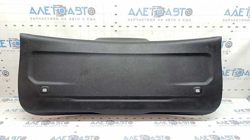 Lower tailgate trim for Jeep Grand Cherokee WL 22-26, black, with lamps, scratches