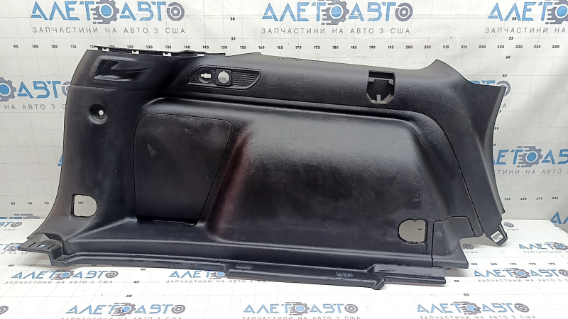 Left arch trim Jeep Grand Cherokee WL 22-26 black, plastic, with overlays, scratches, worn