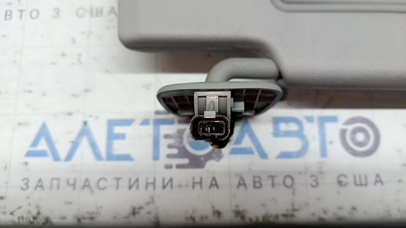 Right visor for Jeep Grand Cherokee WL 21-23, gray, with backlight, without hook, dry-cleanable