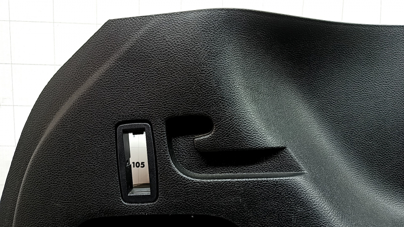 Left arch trim for Ford Edge 15-24, black, for electric door, without cigarette lighter and buttons, scratches, without hook