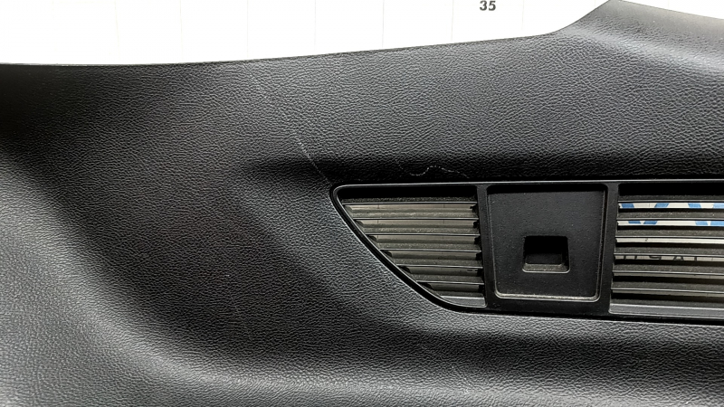 Left arch trim for Ford Edge 15-24, black, for electric door, without cigarette lighter and buttons, scratches, without hook