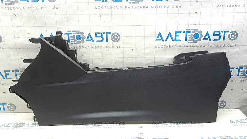 Left side center console trim for Toyota Venza 21-24, black, scratches