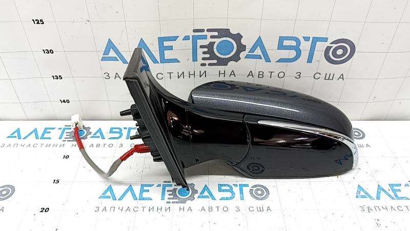 Left side mirror assembly Toyota Prius 50 Prime 17-20 5 pins, graphite, butt