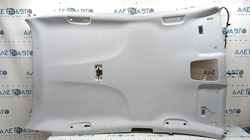 Toyota Prius 50 Prime 17-20 gray headlining without sunroof, needs cleaning, creases, scratches