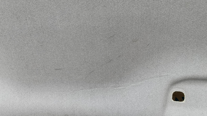 Toyota Prius 50 Prime 17-20 gray headlining without sunroof, needs cleaning, creases, scratches