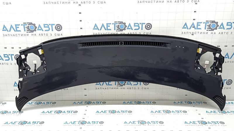 Upper dashboard trim for Toyota Prius 50 Prime 17-18, black, under the speakers, worn, mount dented