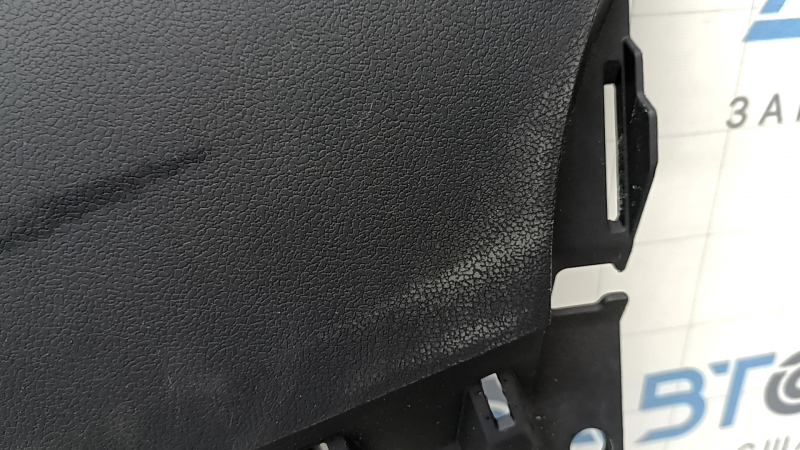 Upper dashboard trim for Toyota Prius 50 Prime 17-18, black, under the speakers, worn, mount dented