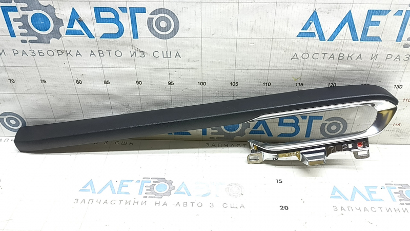Right upper dashboard trim for Toyota Venza 21-24 with chrome, black, scratches