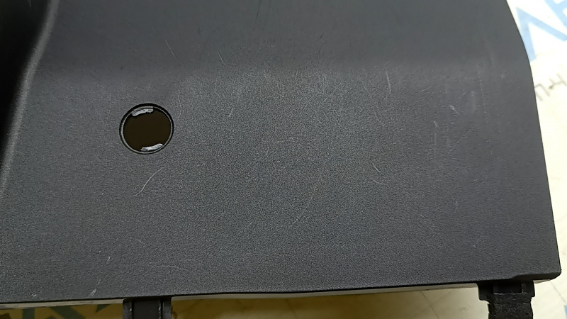 Trim under the Start/Stop button for Toyota Venza 21-24, black, scratches